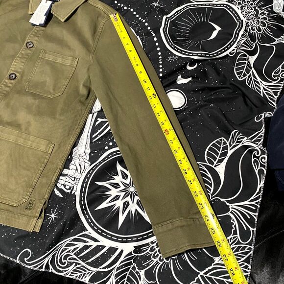 Psycho Bunny Chore Jacket Mens XS Green Cotton Embroidered Logo Outdoor Workwear - Picture 6 of 6